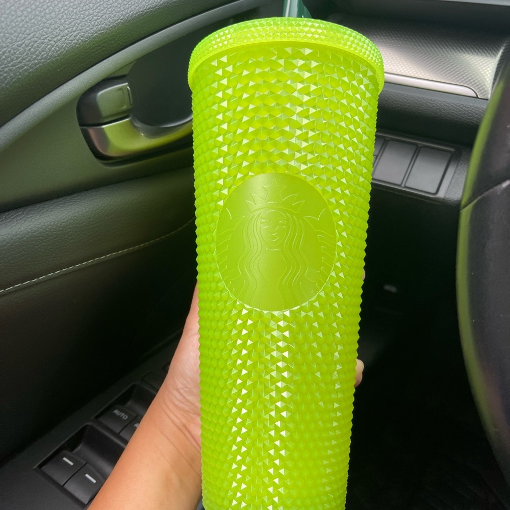 Green Lemon Grass Glow In The Dark Studded Starbucks Venti Cold
Cup